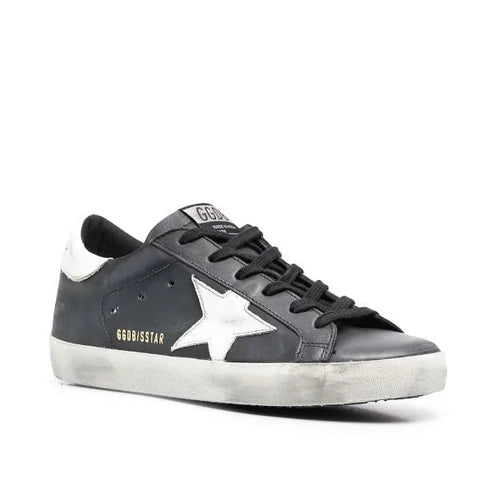 Golden Goose logo patch sneakers