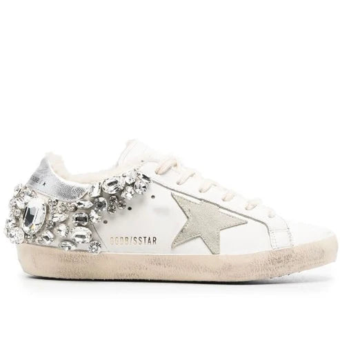 Golden Goose Super-Star embellished low-top sneakers