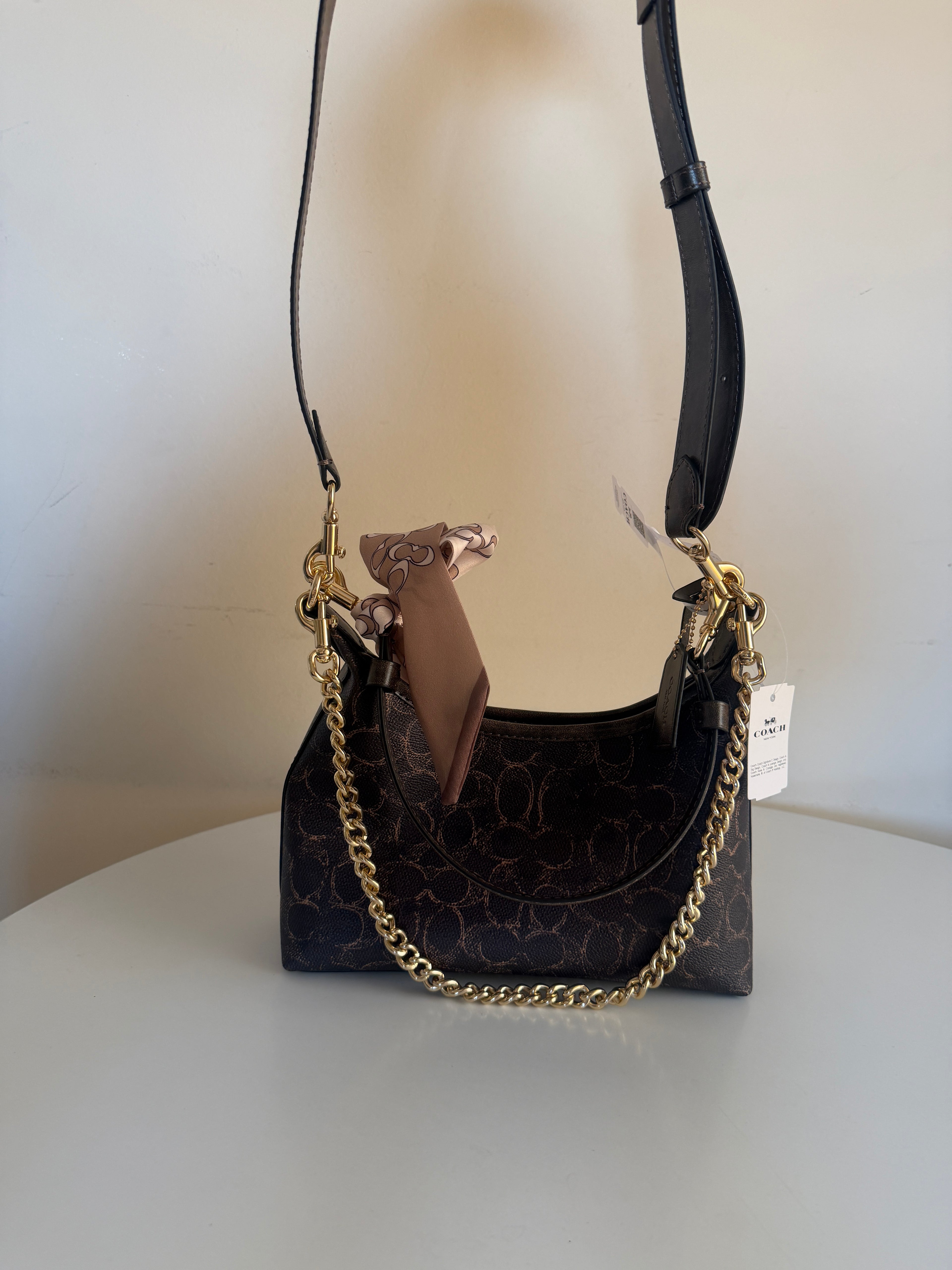 Coach SIGNATURE JULIET SHOULDER - Handbag - old print