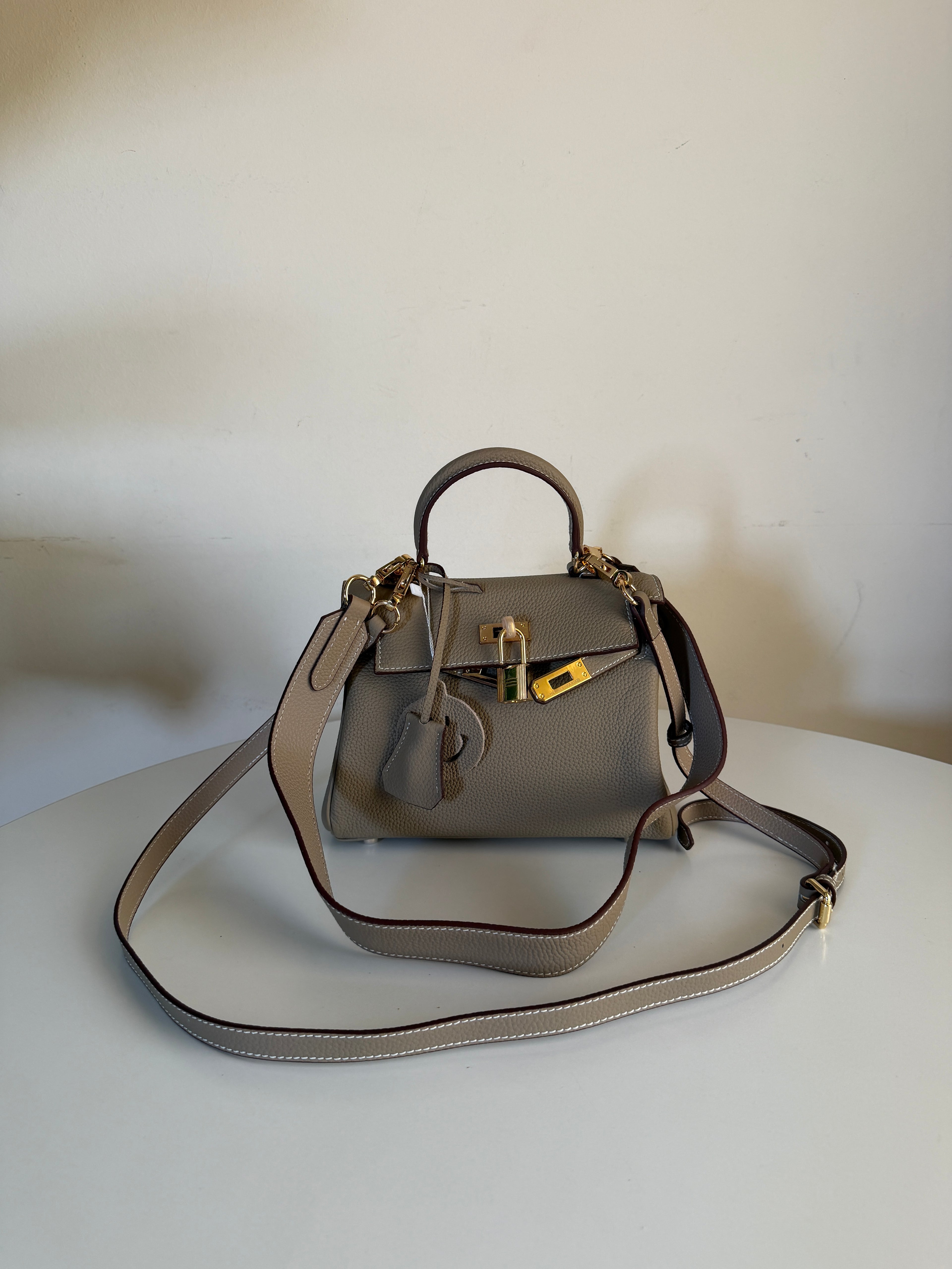 Hermes Birkin 20 Craie in Togo Leather with Gold Hardware olive
