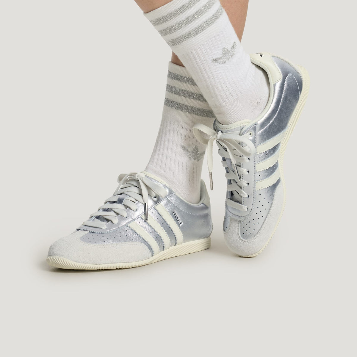 Adidas changle silver Metalic ivory grey