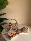 Miu Miu Nappa top handle Biege + NB 574 Miu Miu Denim Biege + Wallet Free