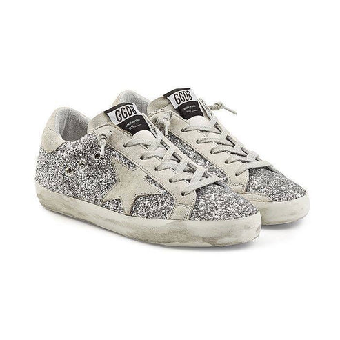 Golden Goose Super-Star glitter sneakers