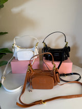 Miu Miu leather pocket shoulder bag
