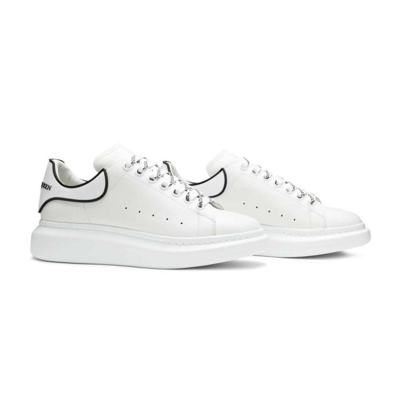 Alexander McQueen Oversized Sneaker 'New Tech Calf - White Black