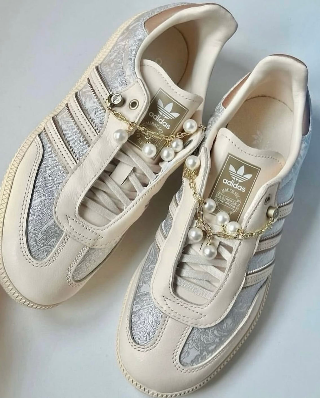 Adidas samba white water pearl