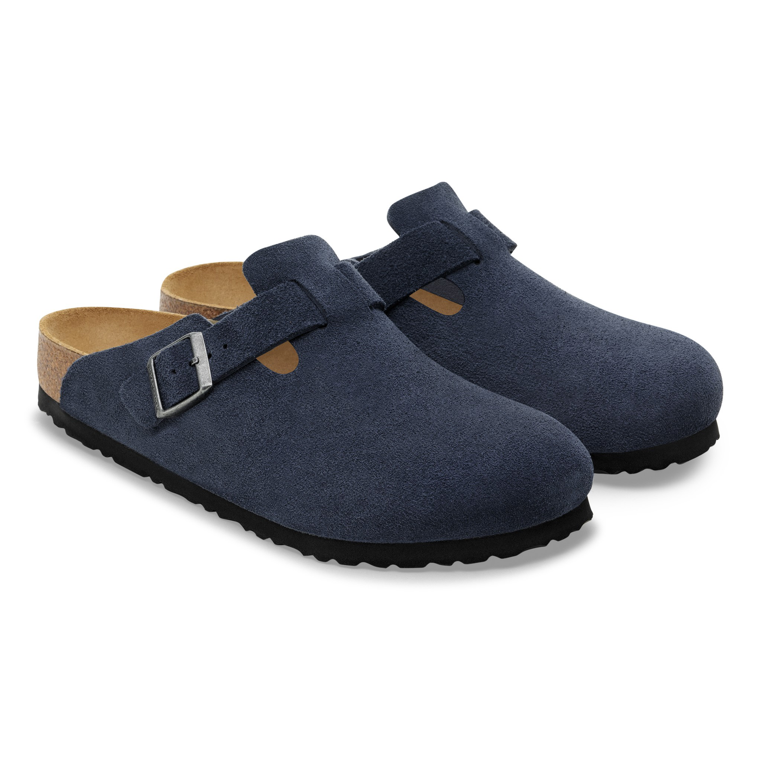 Birkenstock Boston Suede Leather "New Navy"