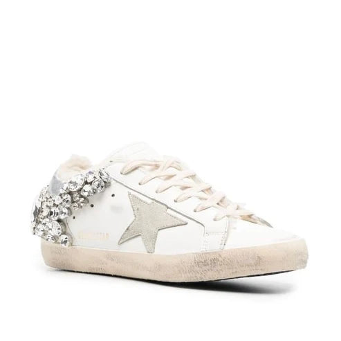 Golden Goose Super-Star embellished low-top sneakers