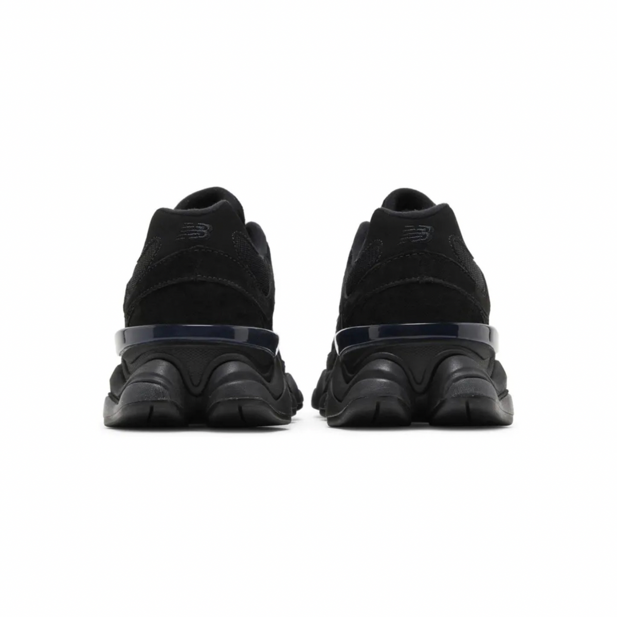 New Balance 9060 'Triple Black Suede' (s)
