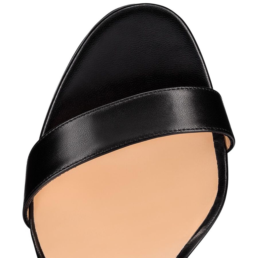 Christian Louboutin Loubi Queen Black Heels