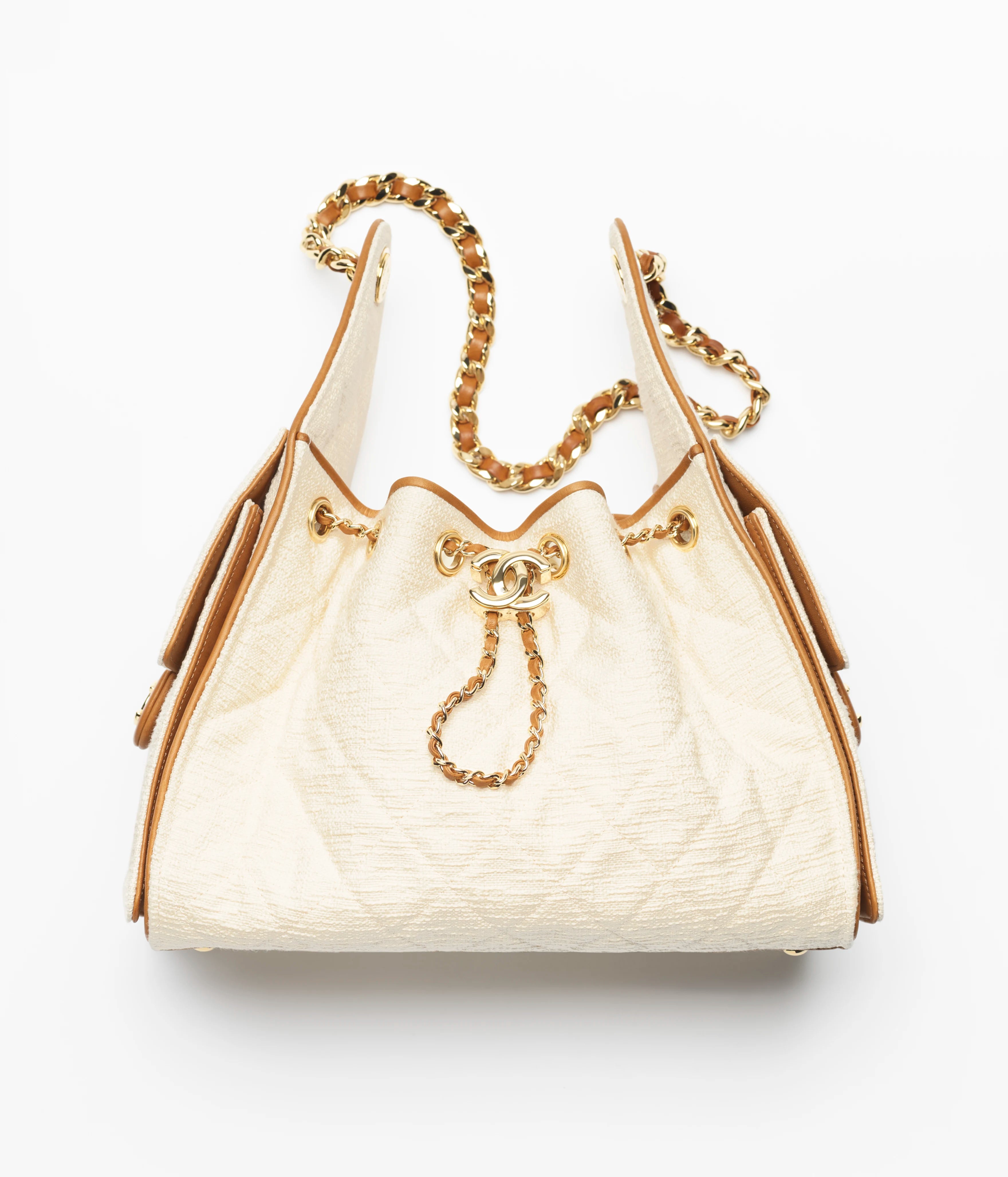 Chanel hobo bag mini off white- havan