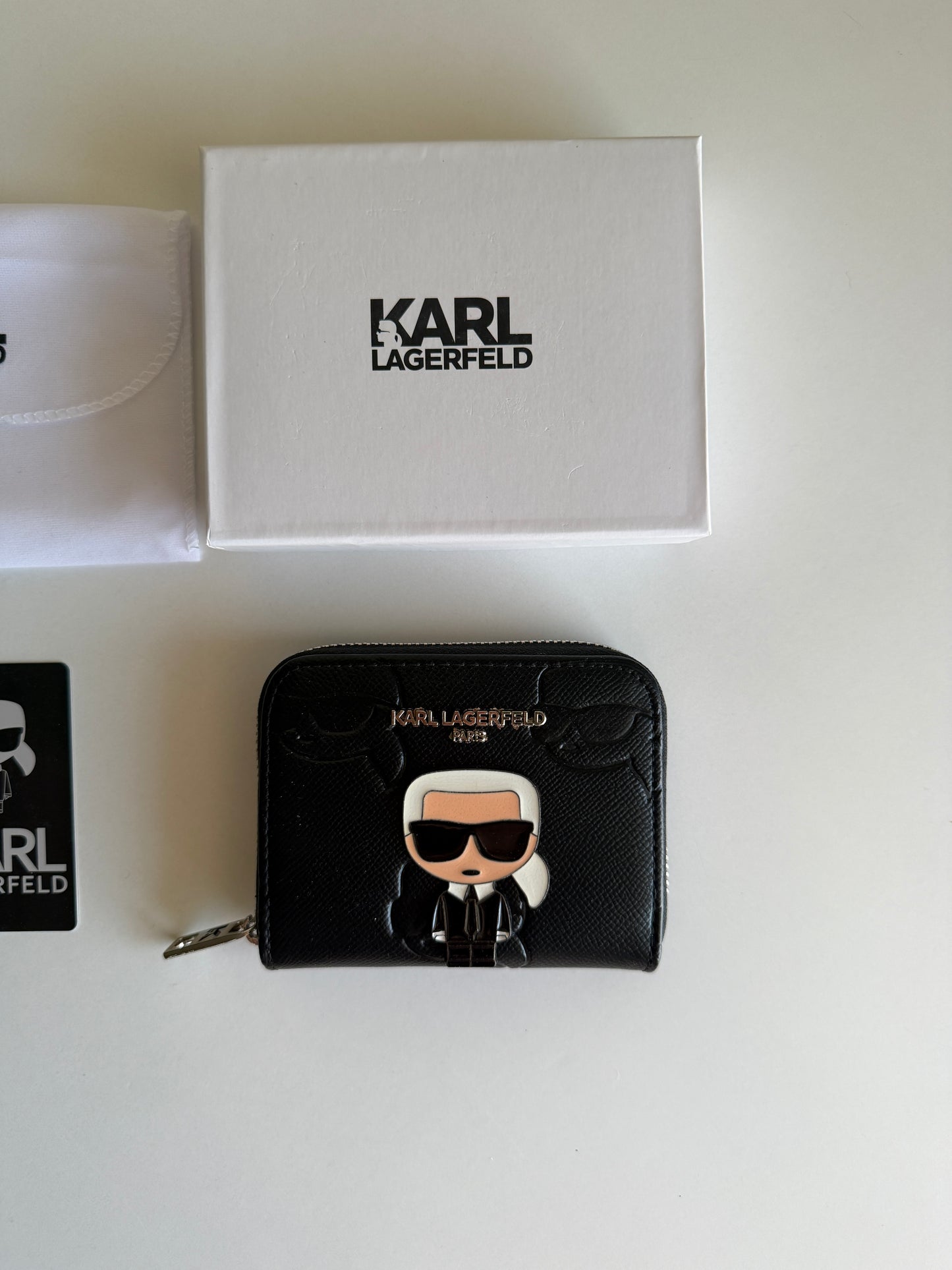 Karl mini Zipper Wallet