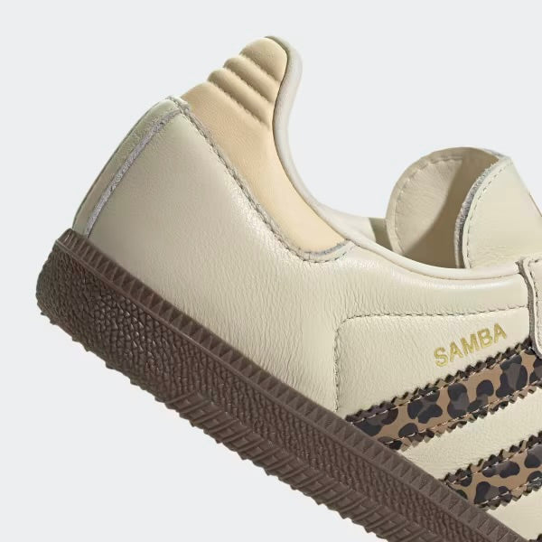 Adidas samba OG cream leopard