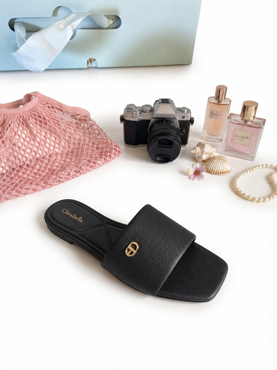 Chrisbella Basic Slipper (Black)