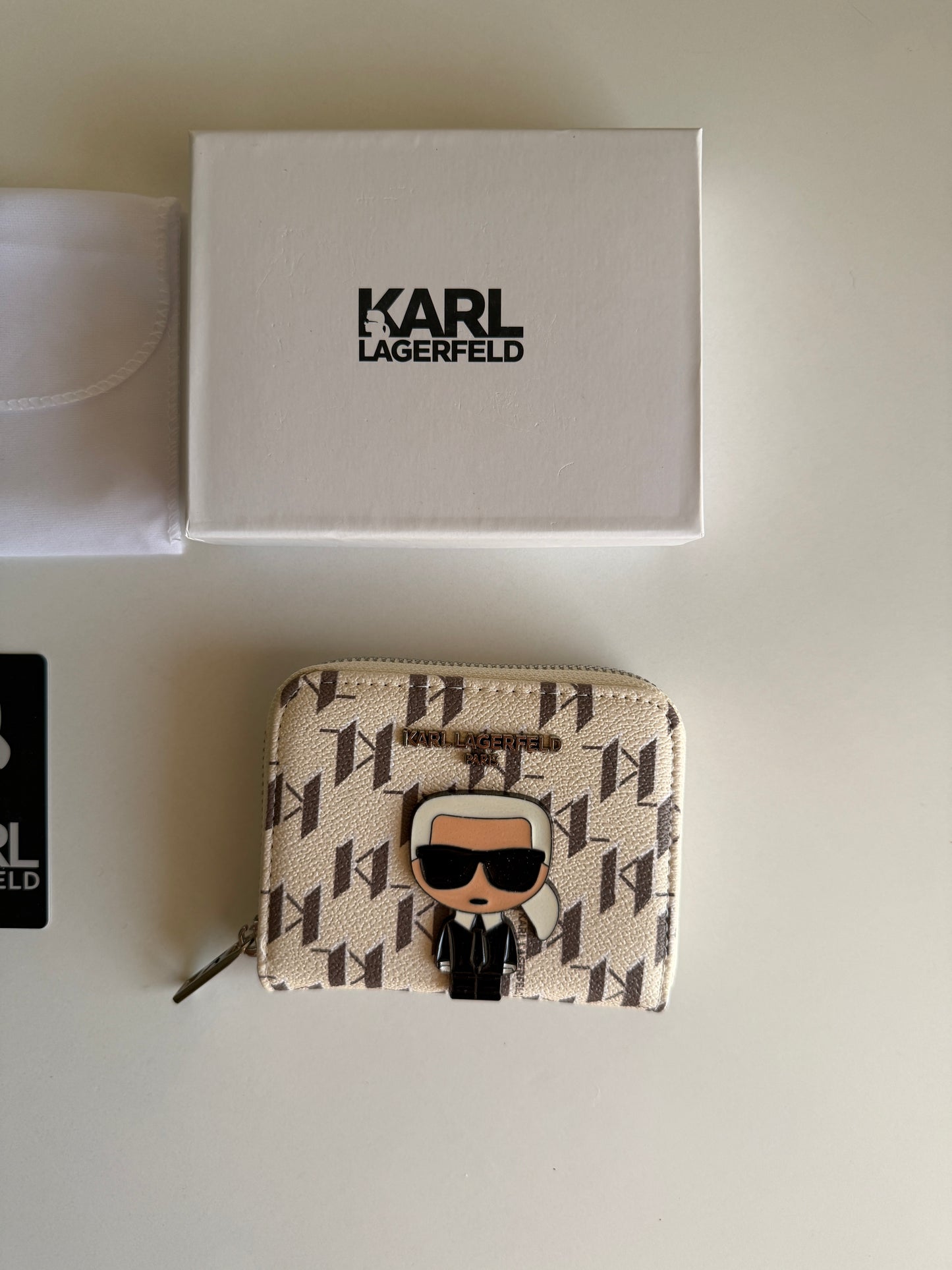 Karl mini Zipper Wallet