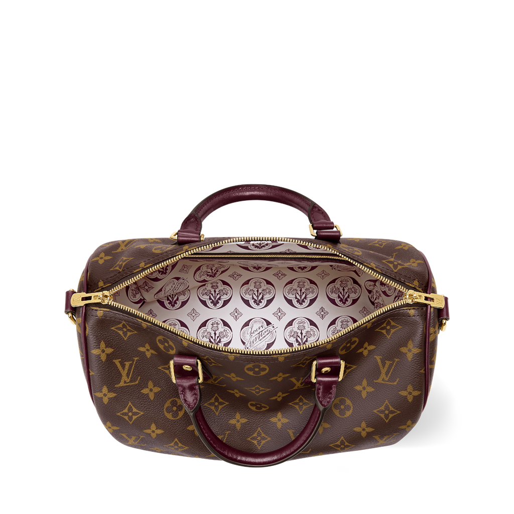 Louis Vuitton Speedy 30 Crafty - burgundy hand
