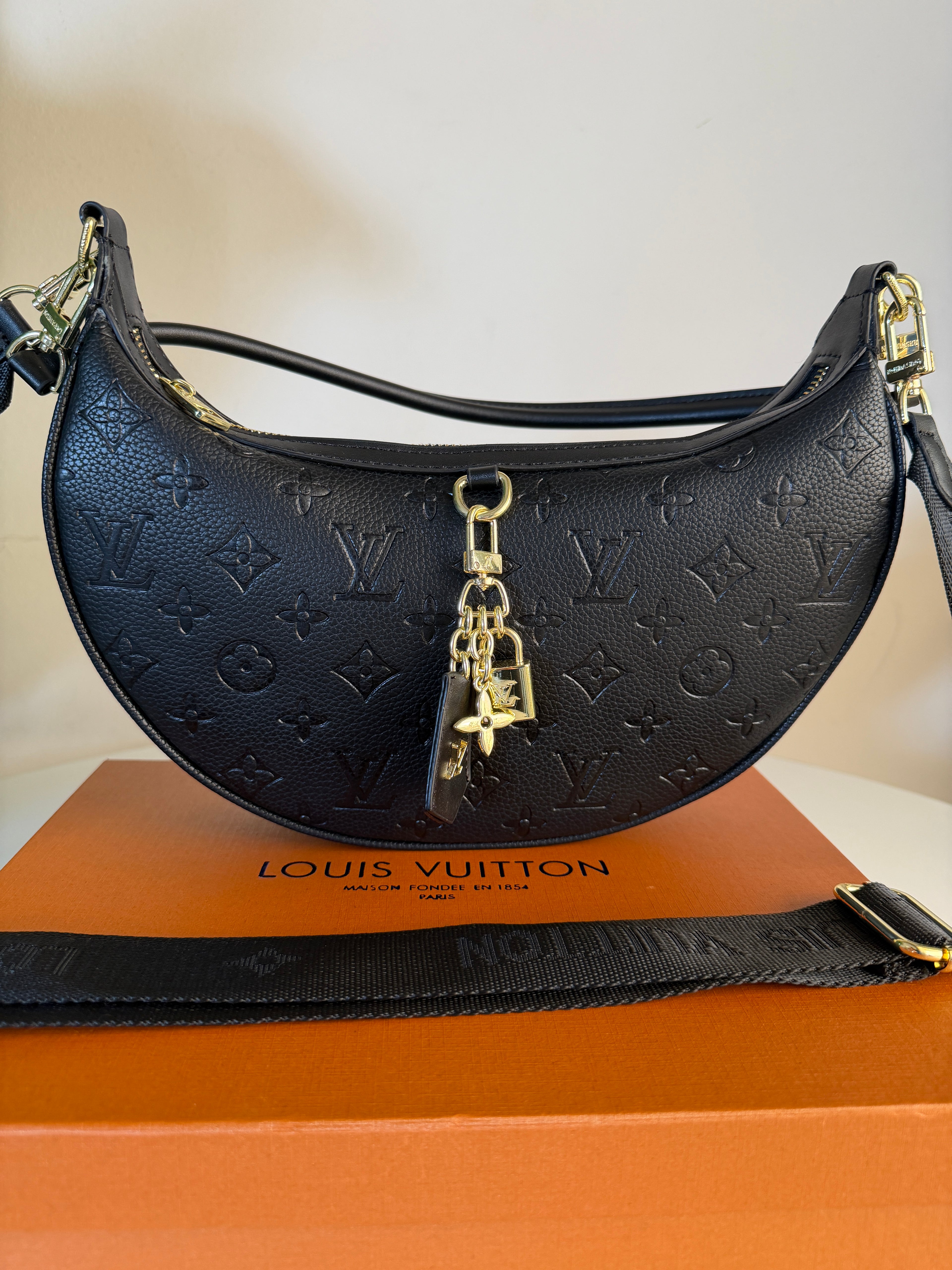 Louis Vuitton loop hobo (black)