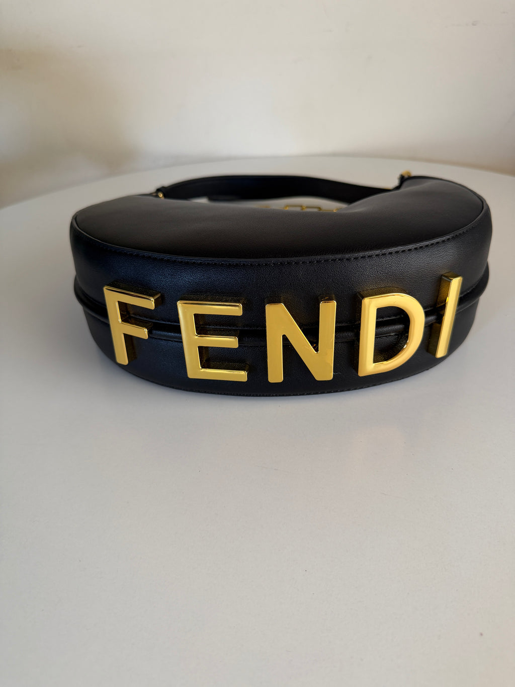 Fendi graphy tote bag black
