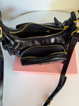 Miu Miu leather pocket shoulder bag