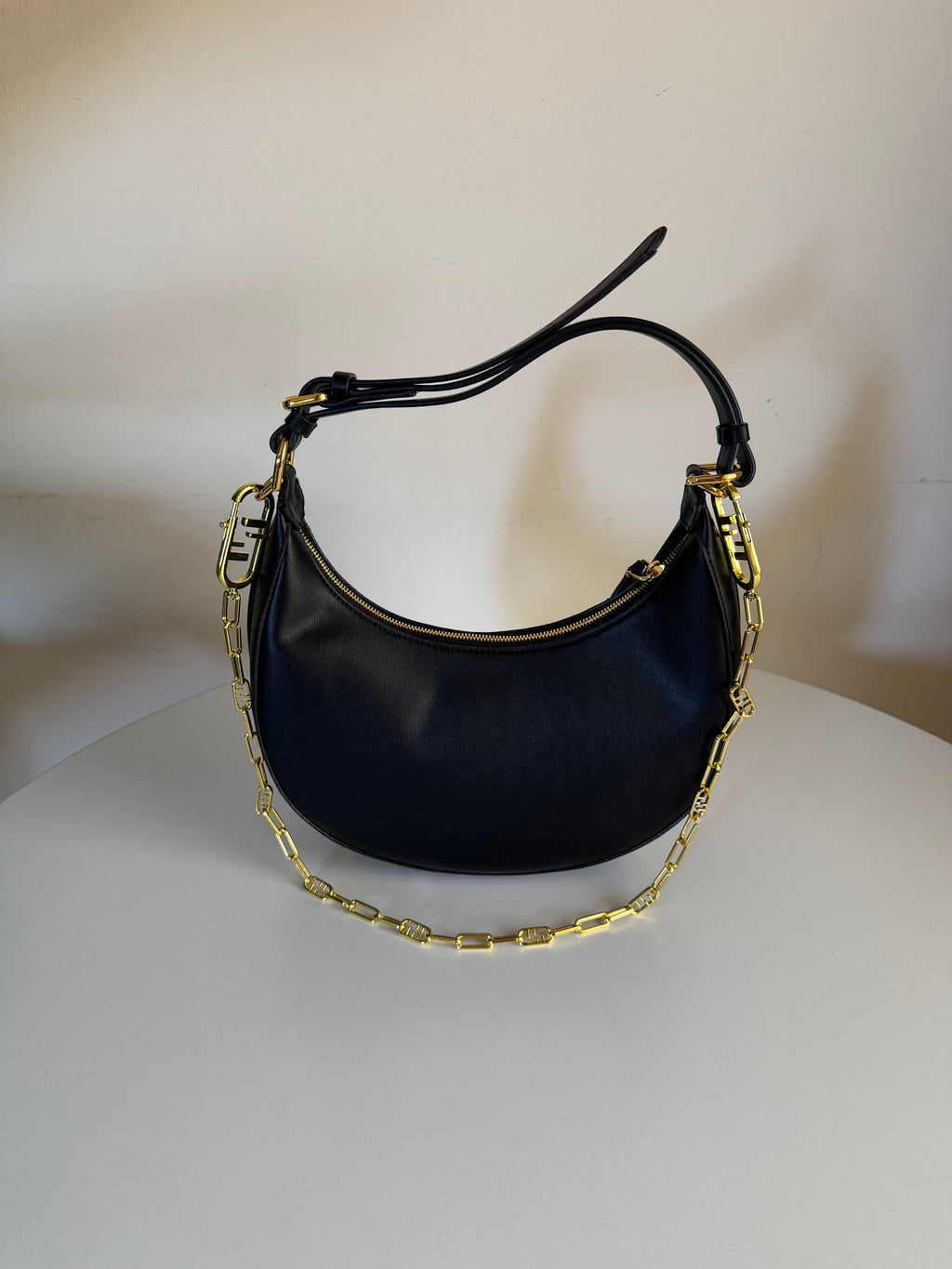 Fendi graphy tote bag black