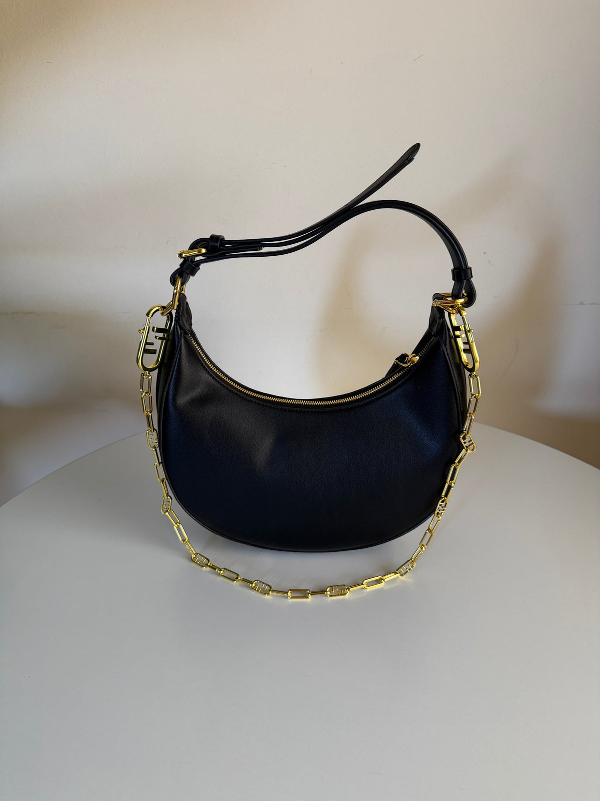 Fendi graphy tote bag black