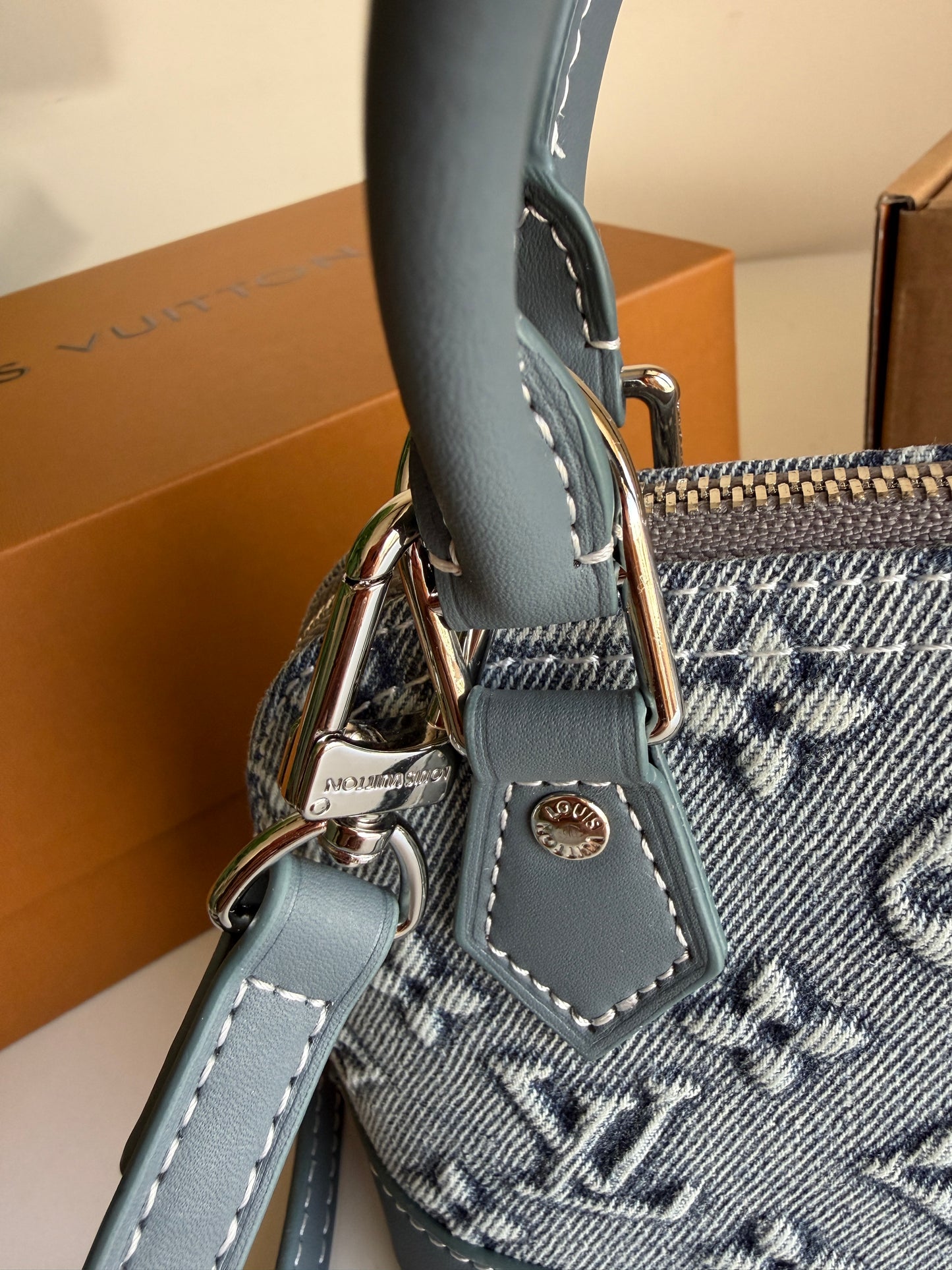 Louis Vuitton mini denim bag