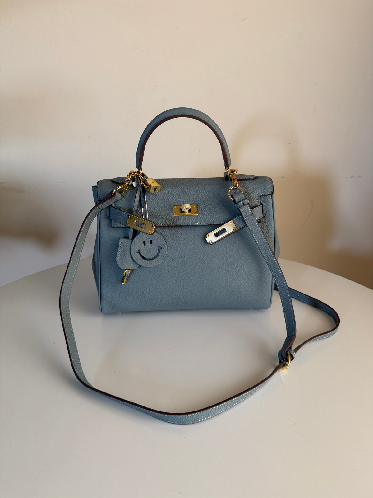 Hermes Birkin 30 Craie in Togo Leather with Gold Hardware baby blue