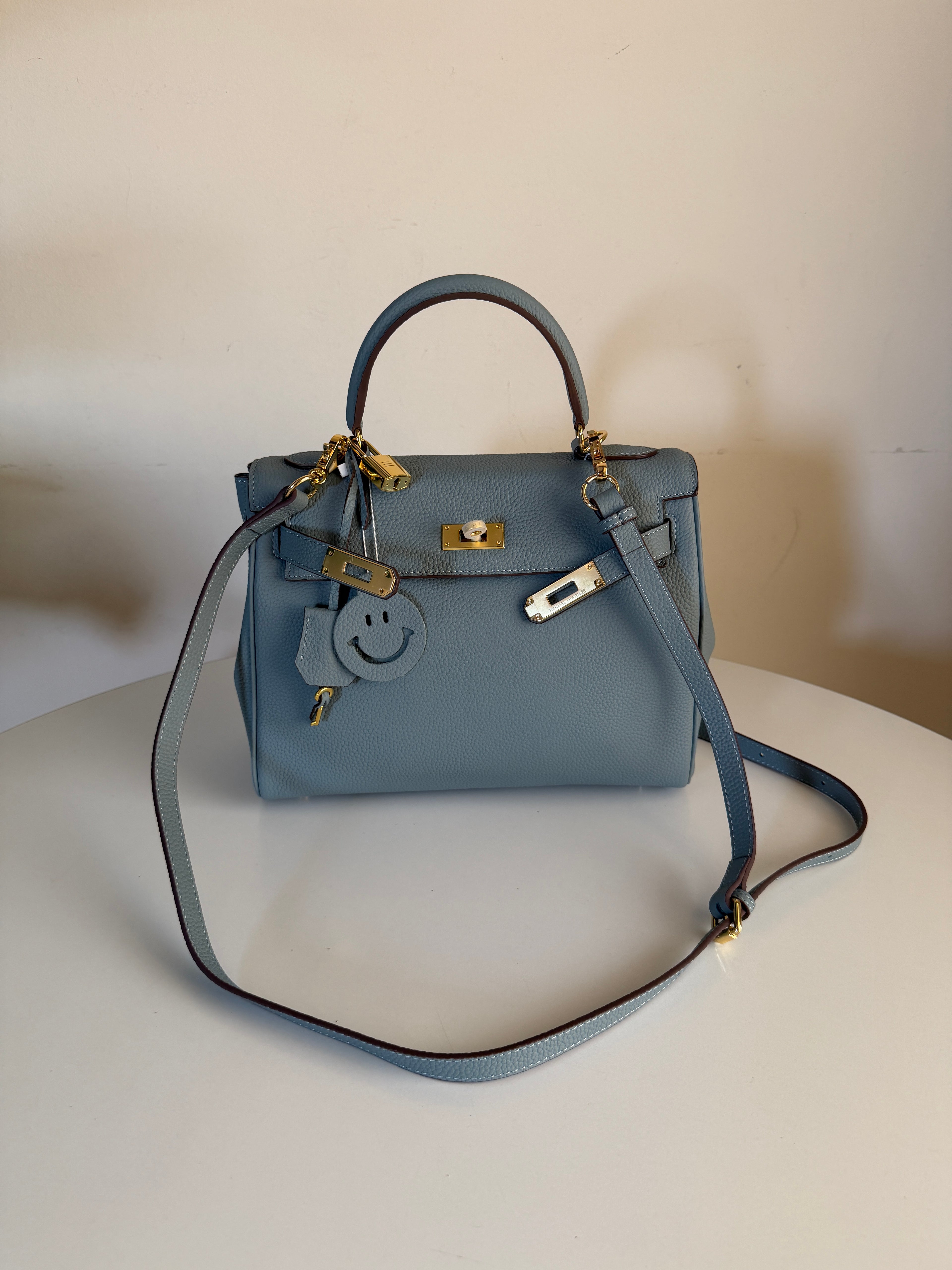 Hermes Birkin 30 Craie in Togo Leather with Gold Hardware baby blue