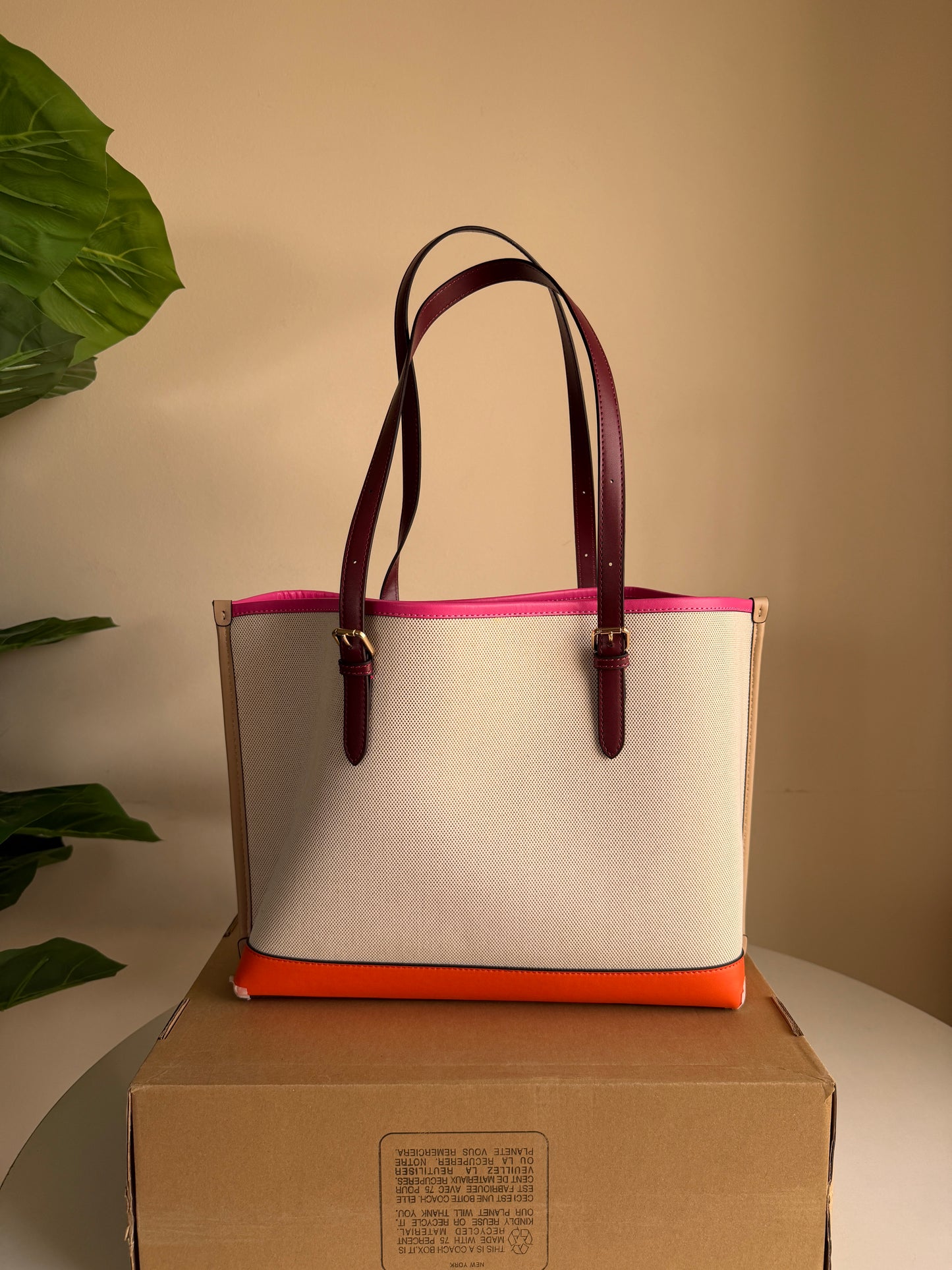 Coach Canvas tote bag 25 (large)