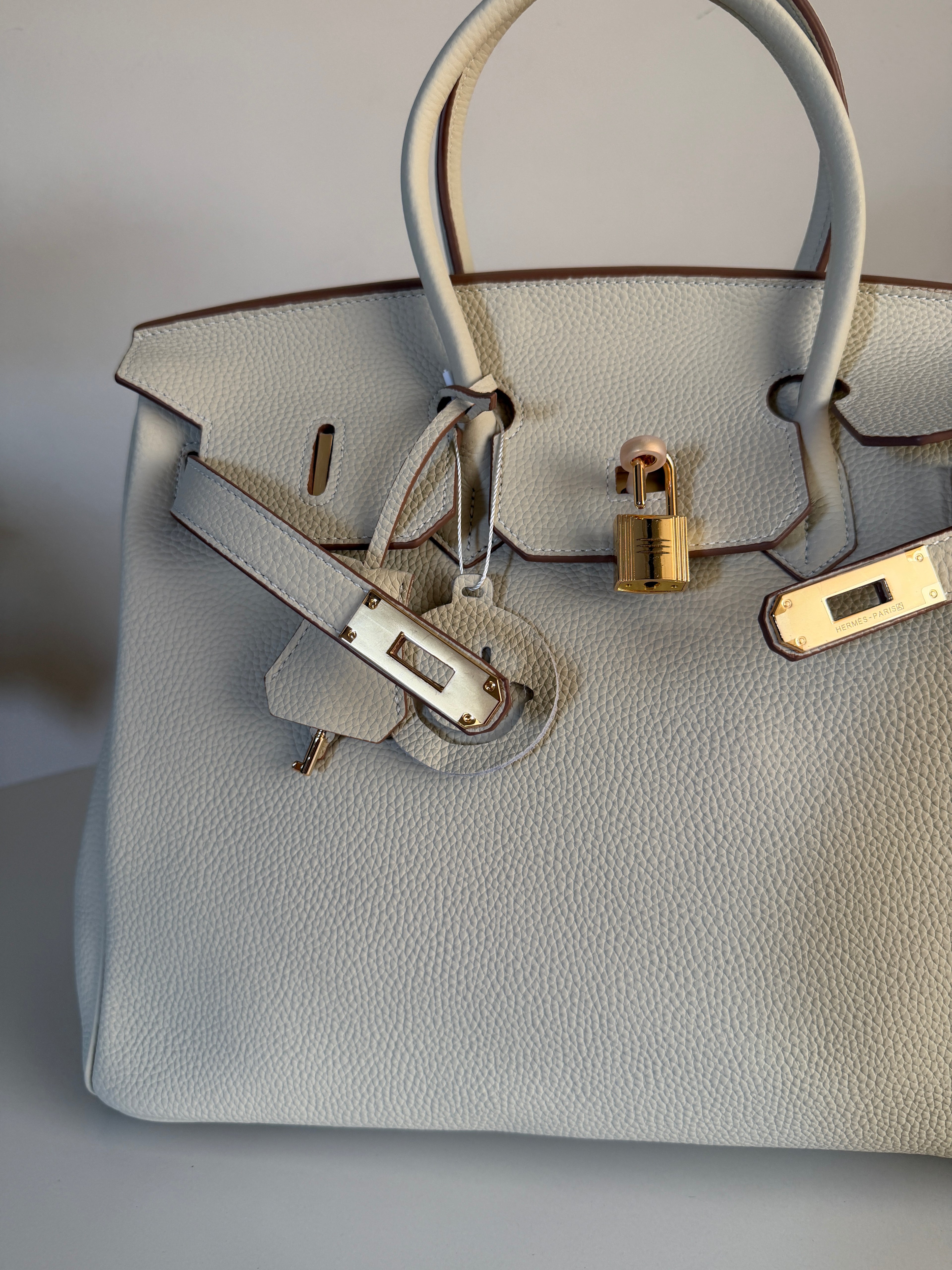 Hermes Birkin 35 Craie in Togo Leather with Gold Hardware