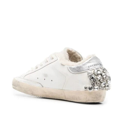 Golden Goose Super-Star embellished low-top sneakers