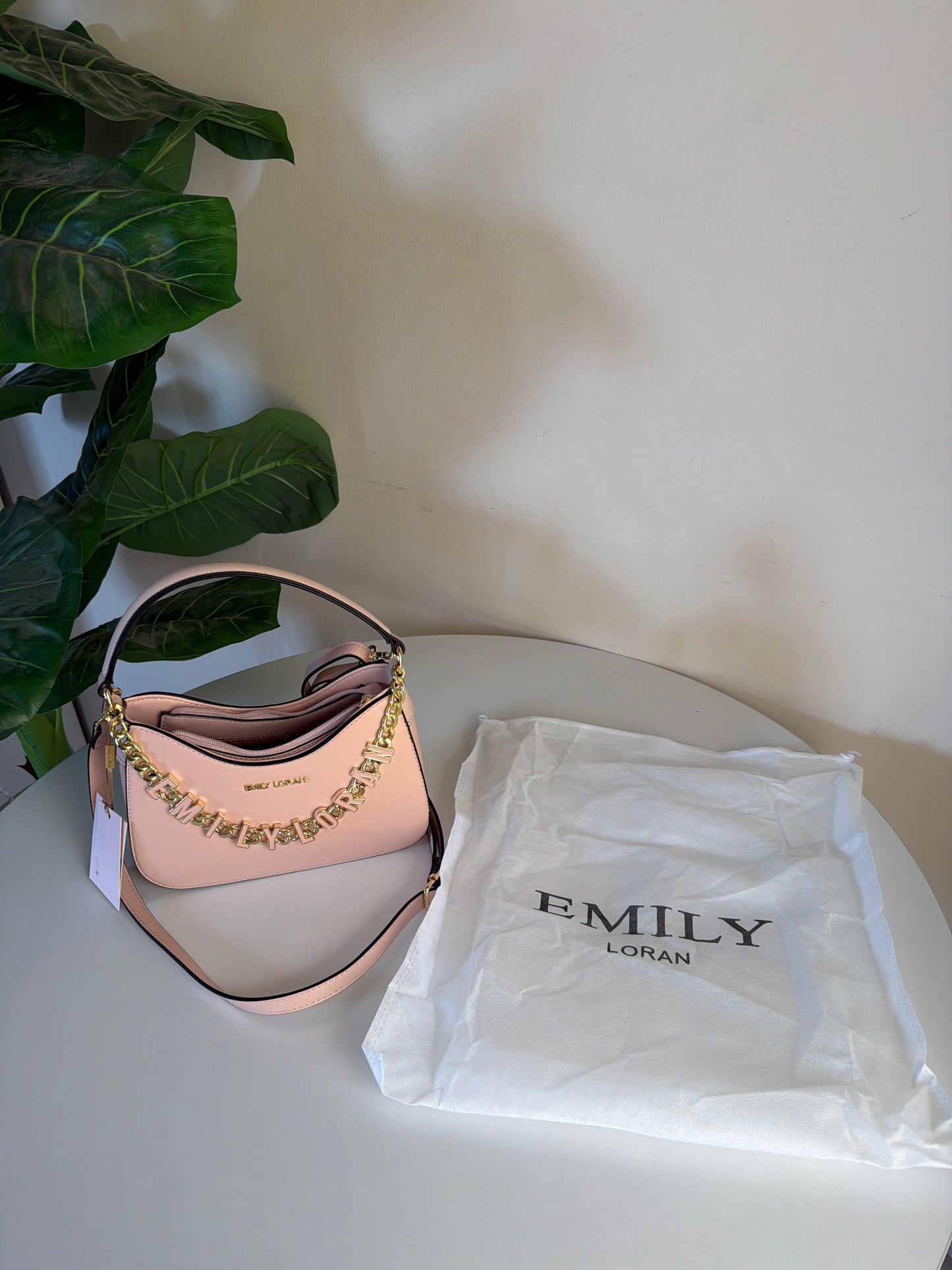 Emily loran half moon charm