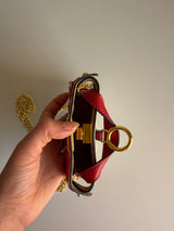 Fendi mini charm bag