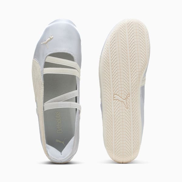 Puma Future Cat Lace-Up ballet Sneakers Satin silver