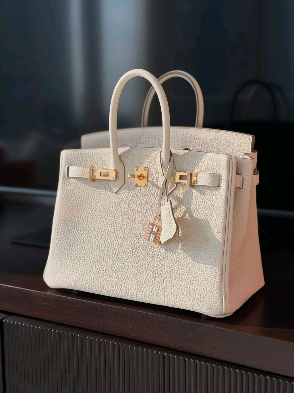 Hermes Birkin 35 Craie in Togo Leather with Gold Hardware