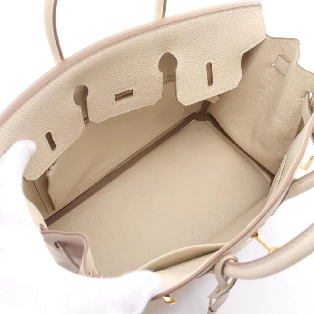 Hermes Birkin 35 Craie in Togo Leather with Gold Hardware