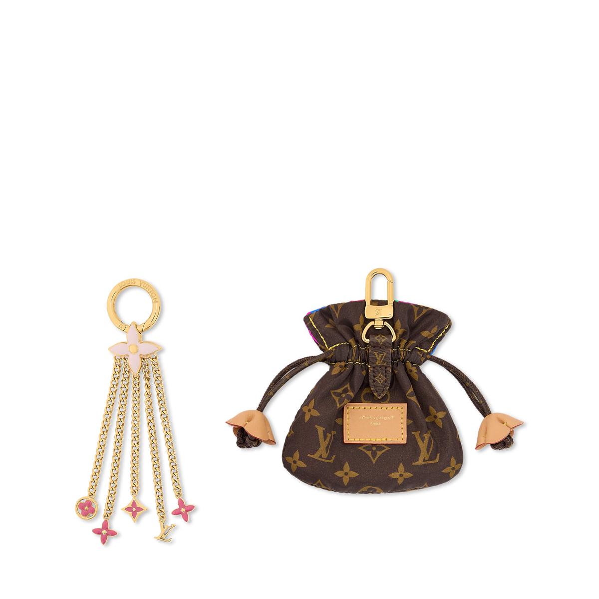 Louis Vuitton Speedy 30 Crafty -metal charm and color pouch