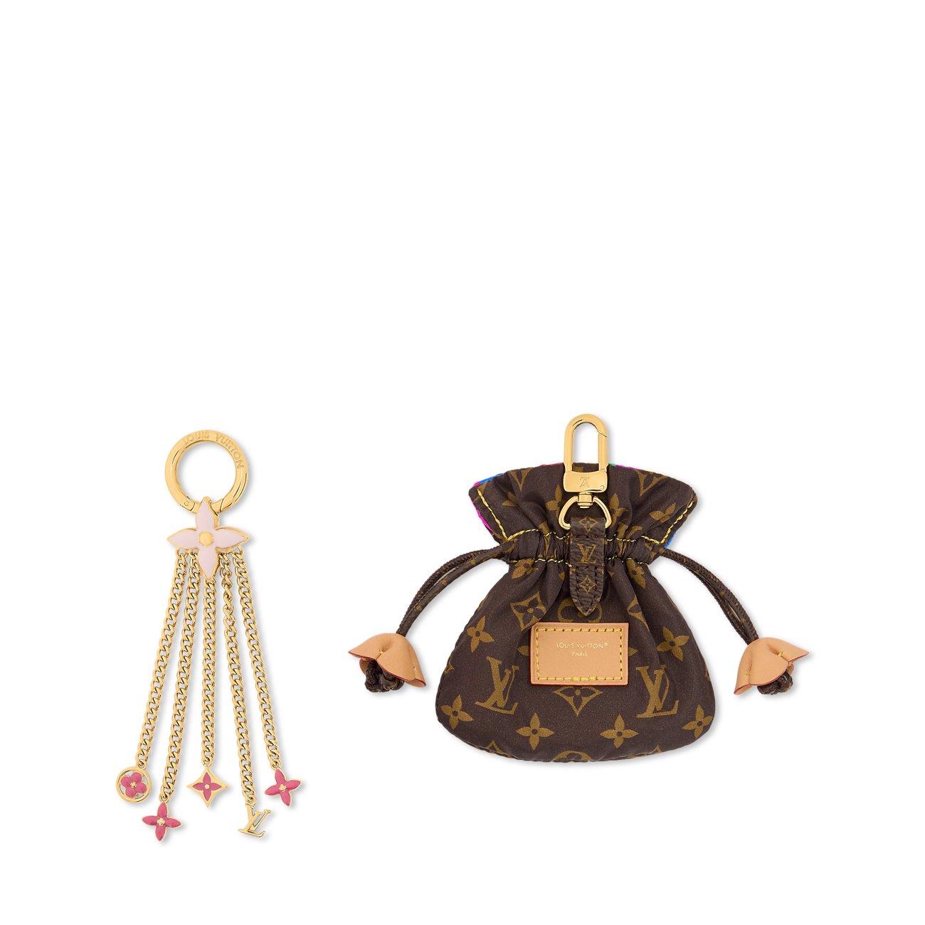 Louis Vuitton Speedy 30 Crafty -metal charm and color pouch