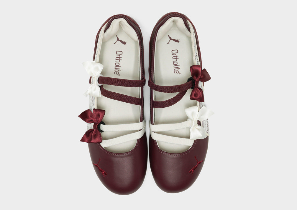 Puma Speedcat Ballet women lace burgundy white