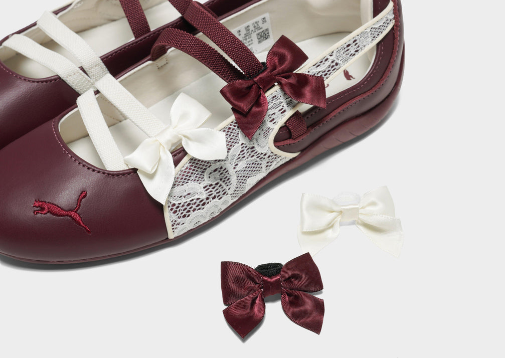 Puma Speedcat Ballet women lace burgundy white