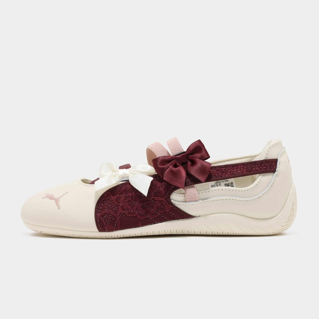 Puma Speedcat Ballet women lace cream burgundy