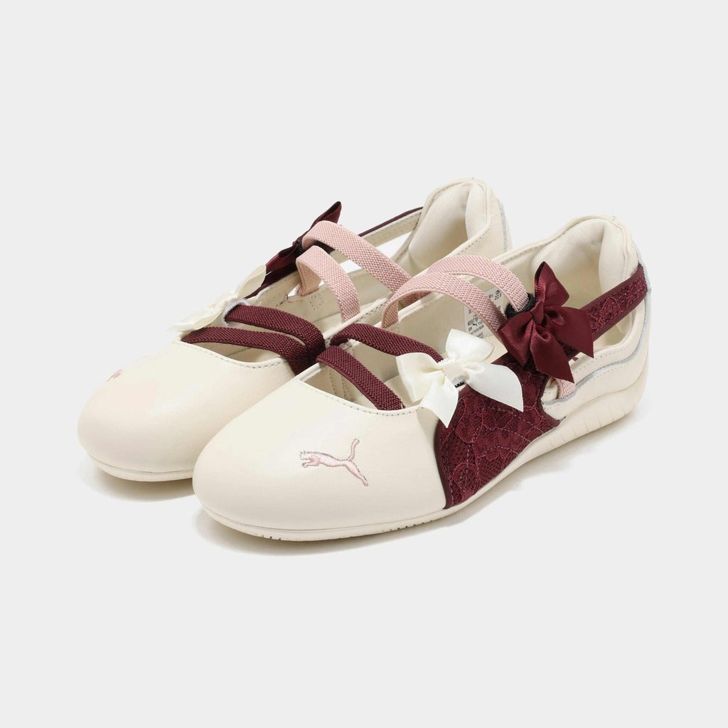 Puma Speedcat Ballet women lace cream burgundy