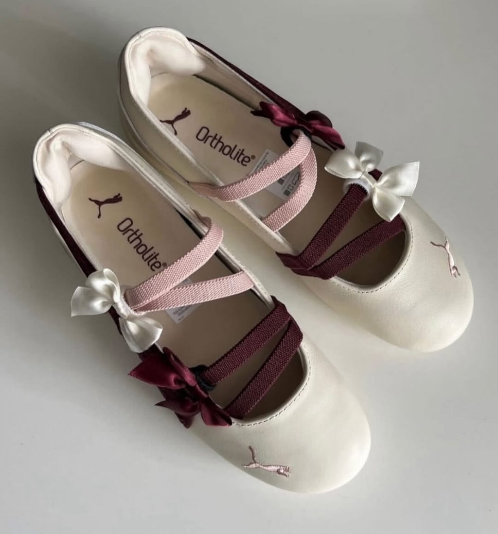 Puma Speedcat Ballet women lace cream burgundy