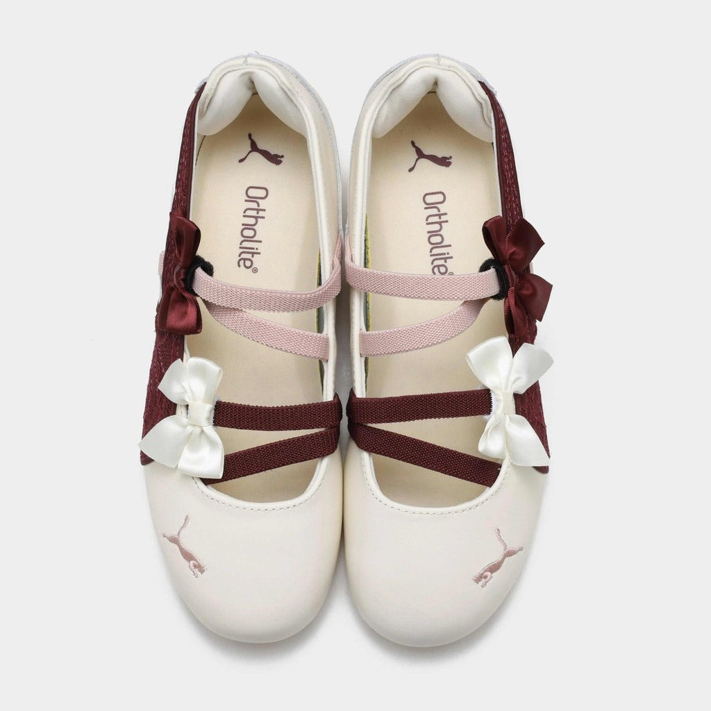 Puma Speedcat Ballet women lace cream burgundy