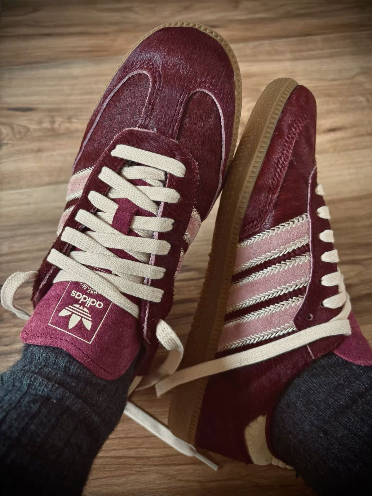 Adidas Samba OG – pony Hair burgundy