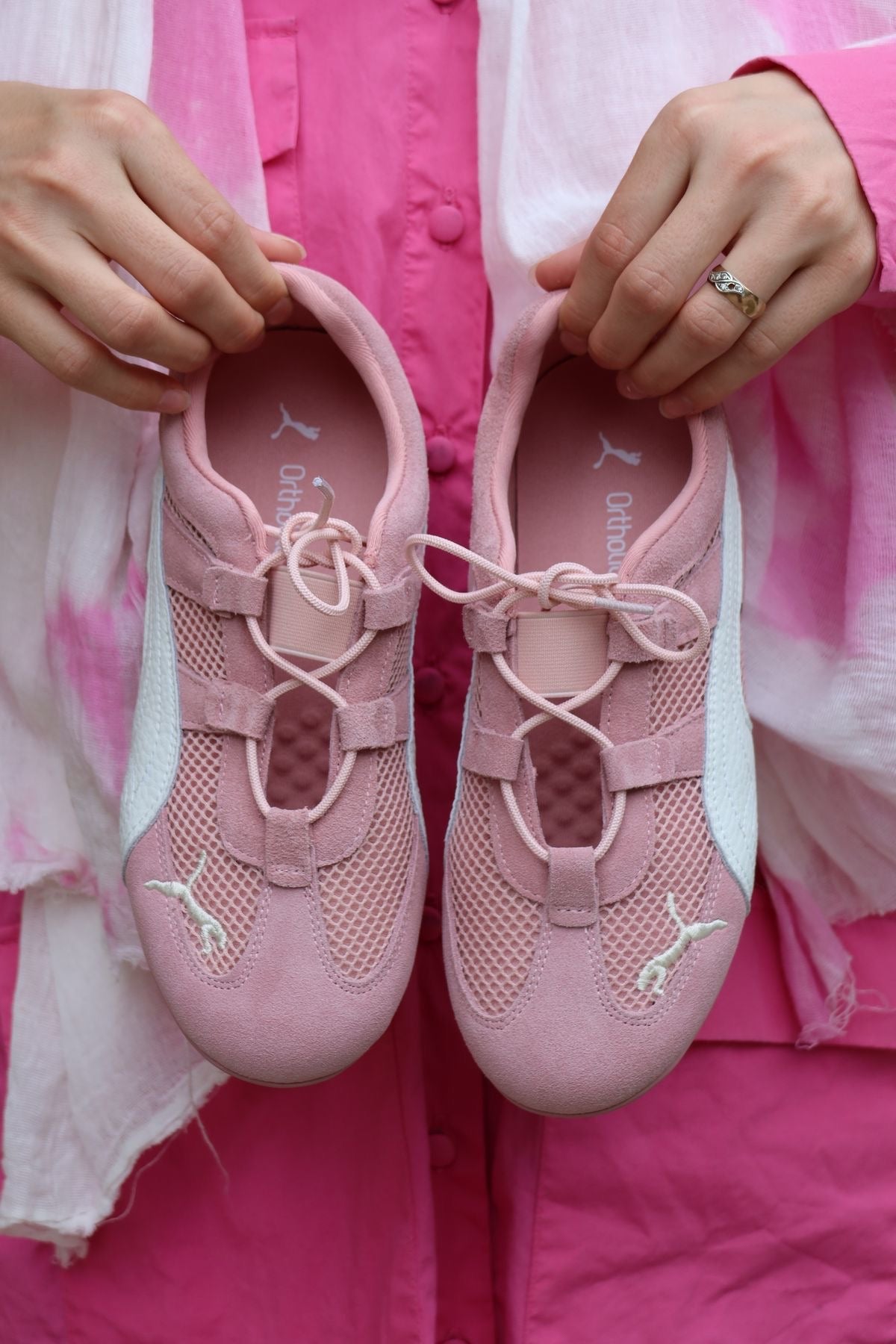 PUMA Speedcat Go Pink White