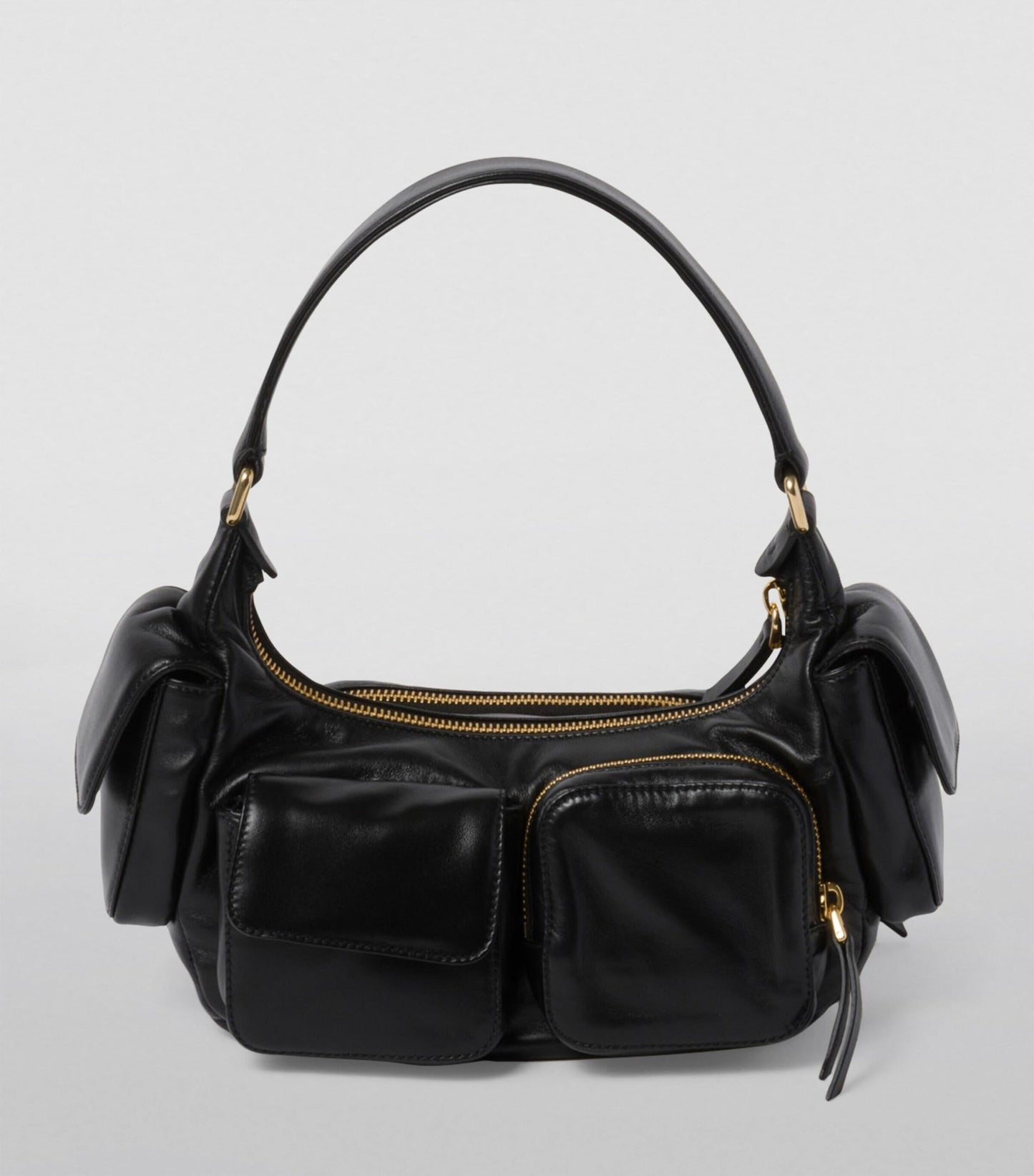 Miu Miu leather pocket shoulder bag