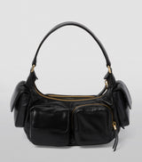 Miu Miu leather pocket shoulder bag