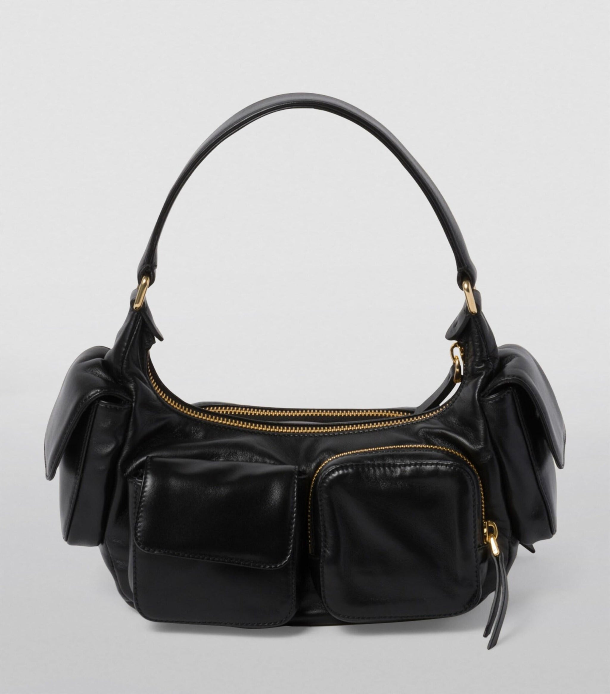 Miu Miu leather pocket shoulder bag