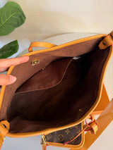Loius Vuitton carry all pm bag brown + Birken Stock camel + Wallet Free